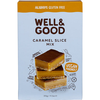 Well & Good Caramel Slice Mix 315g - Well & Good