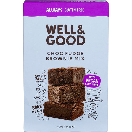 Well & Good Choc Fudge Brownie Mix 400g - Well & Good