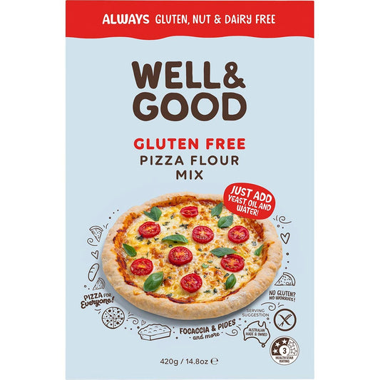 Well & Good Pizza Flour Mix 420g - Well & Good