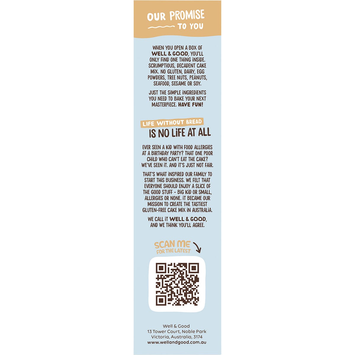 Well & Good Crusty Bread Mix 410g - Well & Good