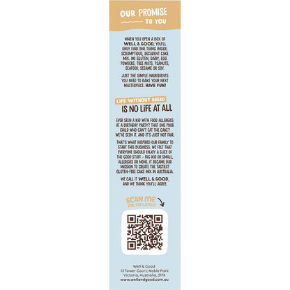 Well & Good Crusty Bread Mix 410g - Well & Good