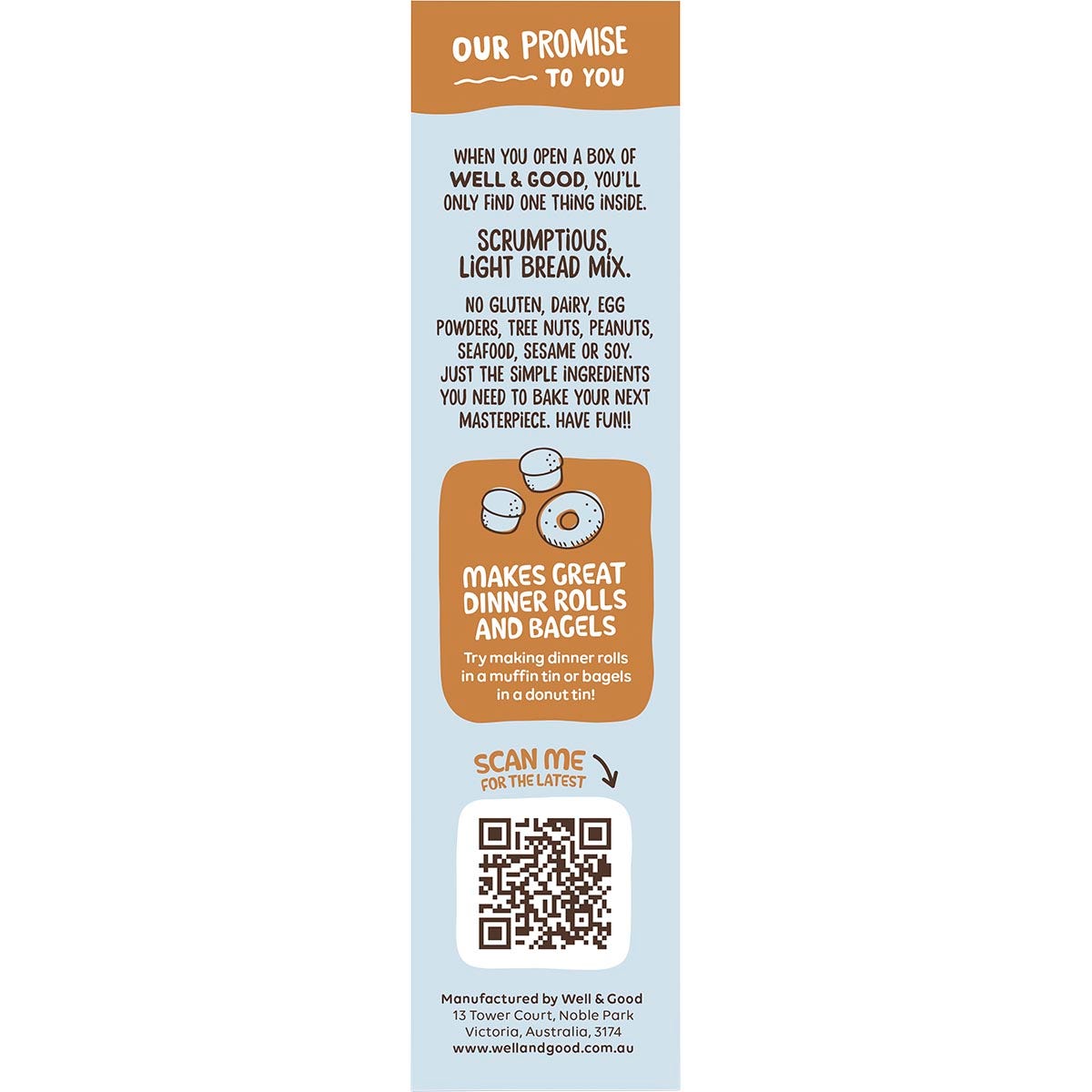 Well & Good Buckwheat & Chia Bread Mix 360g - Well & Good