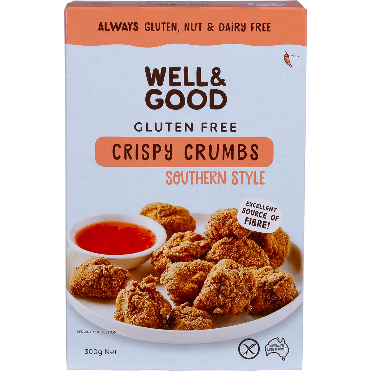Well & Good Crispy Crumbs Southern Style 300g - Well & Good