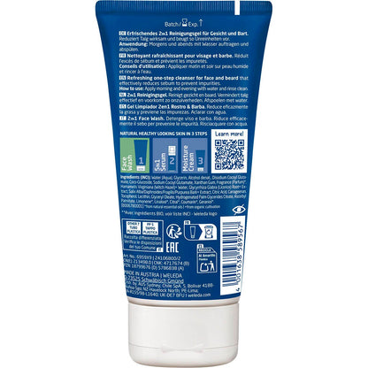 Weleda 2 in 1 Face Wash Men 100ml - Weleda