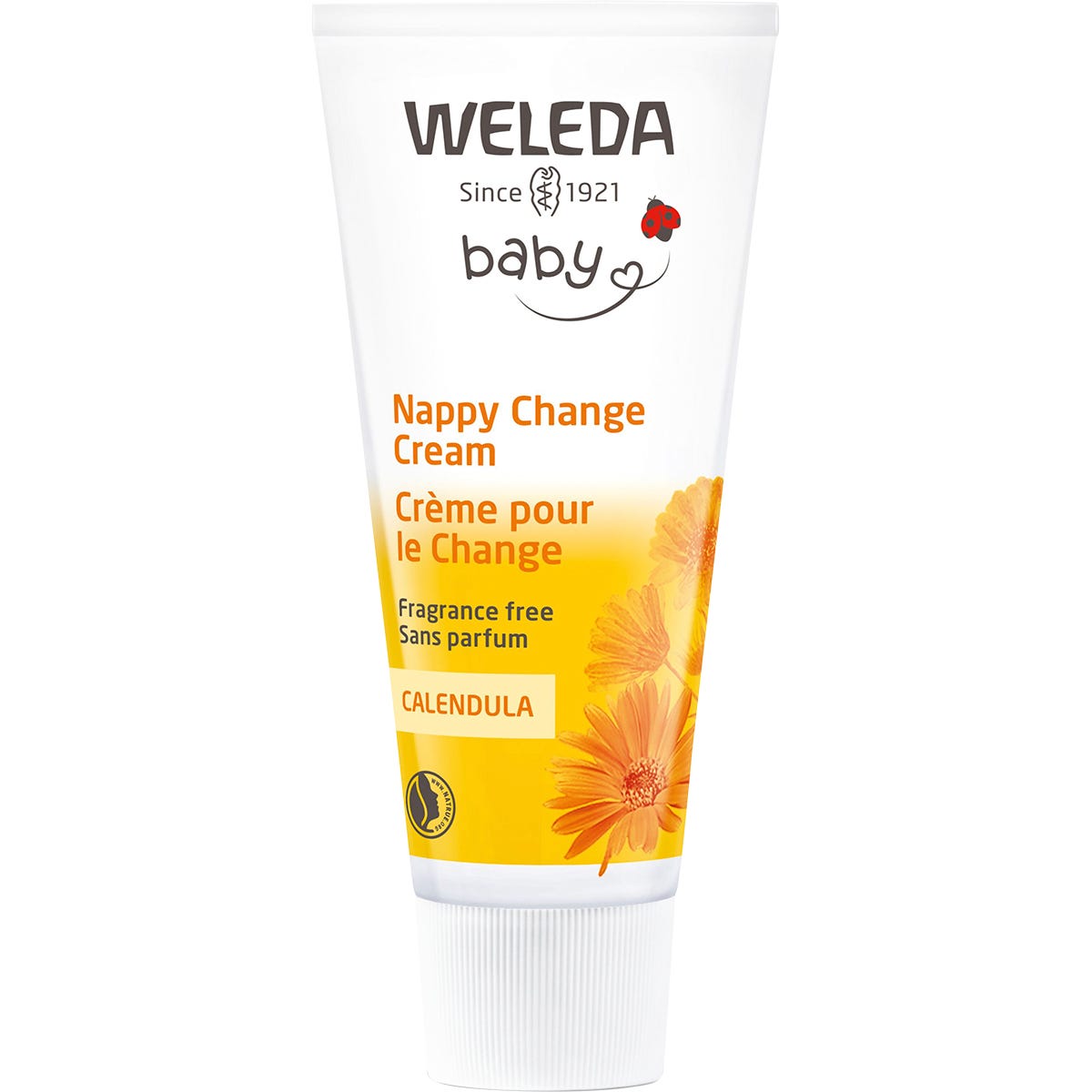 Weleda Baby Nappy Change Cream Calendula Fragrance Free 75ml - Weleda