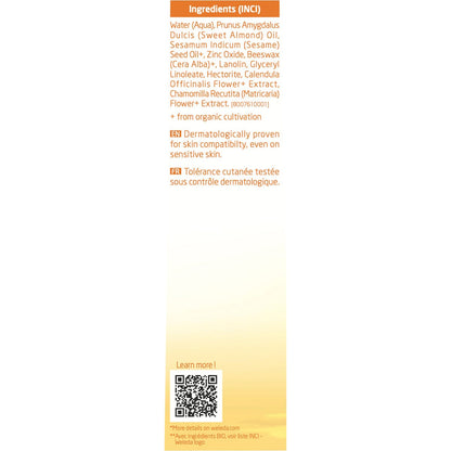 Weleda Baby Nappy Change Cream Calendula Fragrance Free 75ml - Weleda