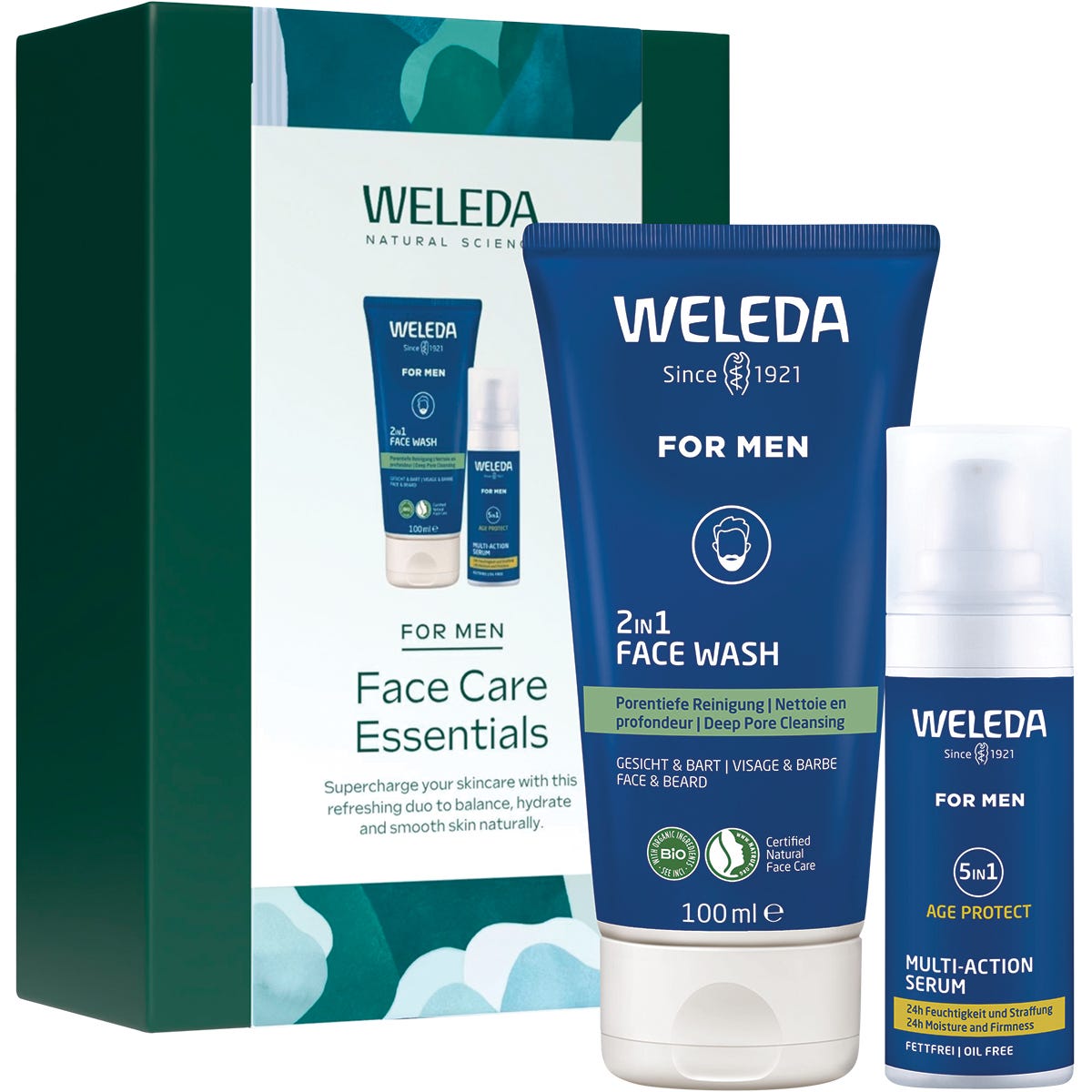 Weleda Face Care Essentials For Men 2pk - Weleda