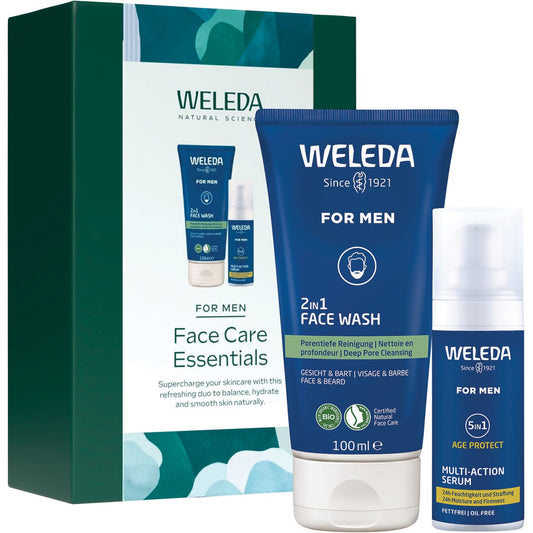 Weleda Face Care Essentials For Men 2pk - Weleda
