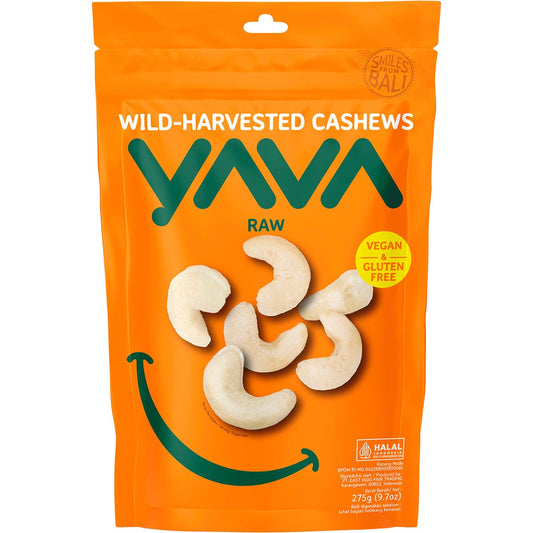 YAVA Wild-Harvested Cashews Raw 275g - YAVA