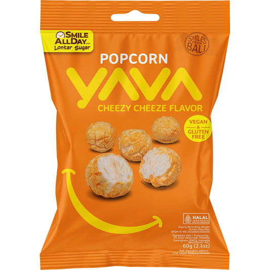 YAVA Popcorn Cheezy Cheeze Flavor 60g - YAVA