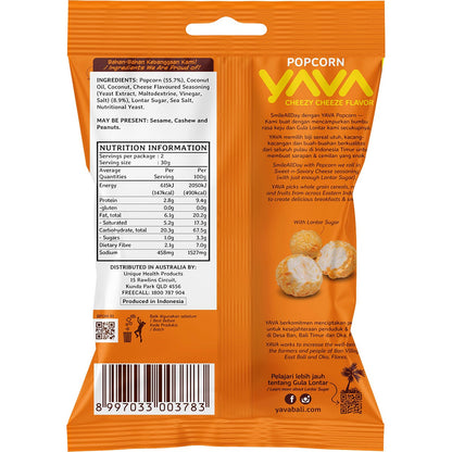 YAVA Popcorn Cheezy Cheeze Flavor 60g - YAVA