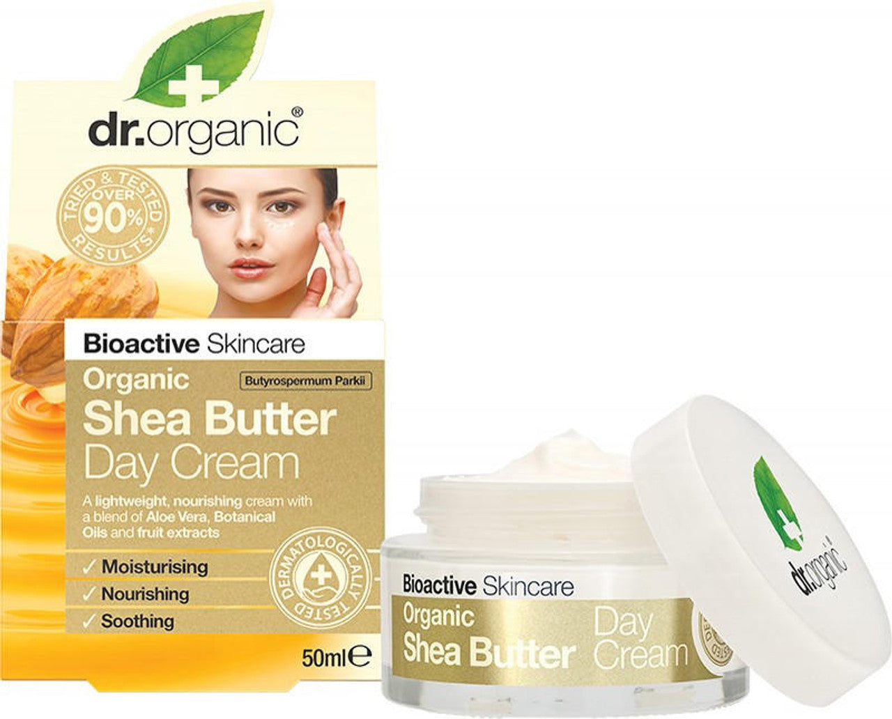 Dr Organic Day Cream Organic Shea Butter 50ml