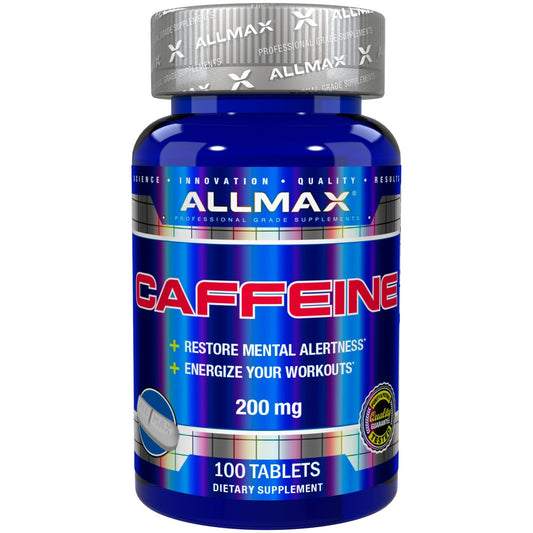 ALLMAX Nutrition, Caffeine , 200 mg, 100 Tablets - The Supplement Shop