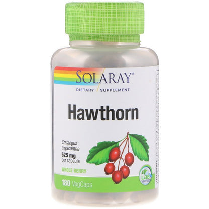 Solaray, Hawthorn 525 mg