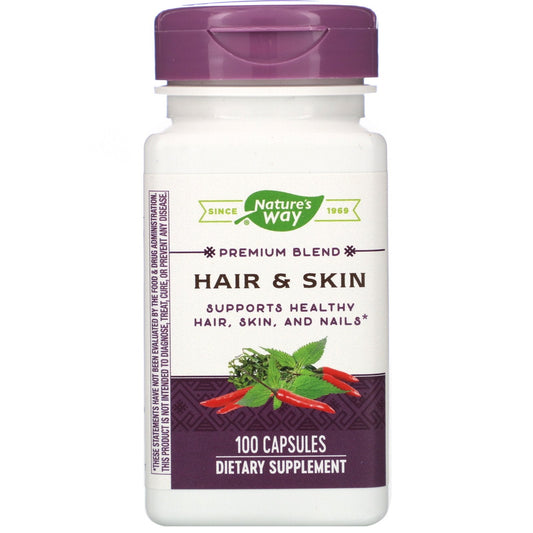 Nature's Way, Hair & Skin, 100 Capsules - The Supplement Shop