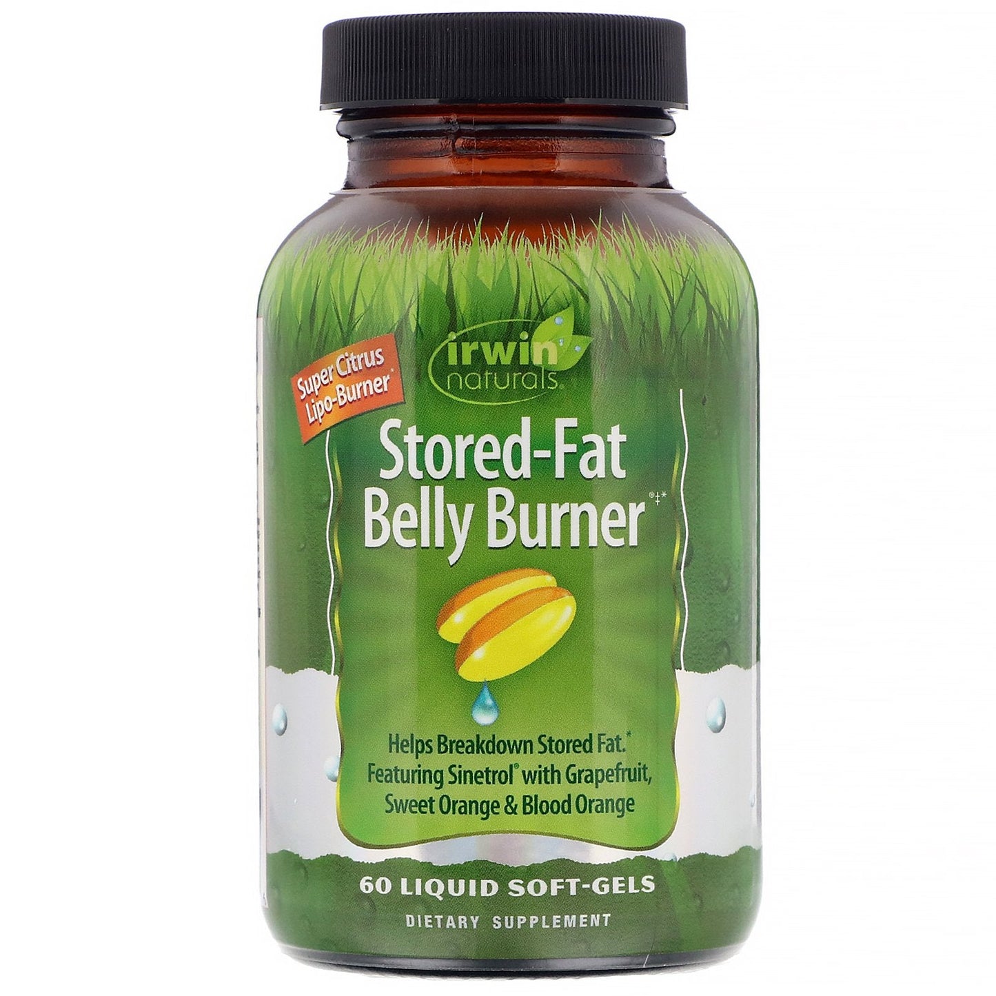 Irwin Naturals, Stored-Fat Belly Burner, 60 Liquid Soft-Gels - The Supplement Shop