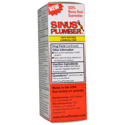 Greensations, Sinus Plumber, Headache Nasal Spray, 0.68 fl oz - The Supplement Shop