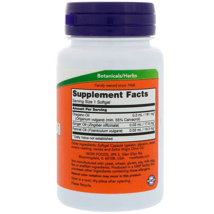 Now Foods, Oregano Oil, 90 Softgels - The Supplement Shop