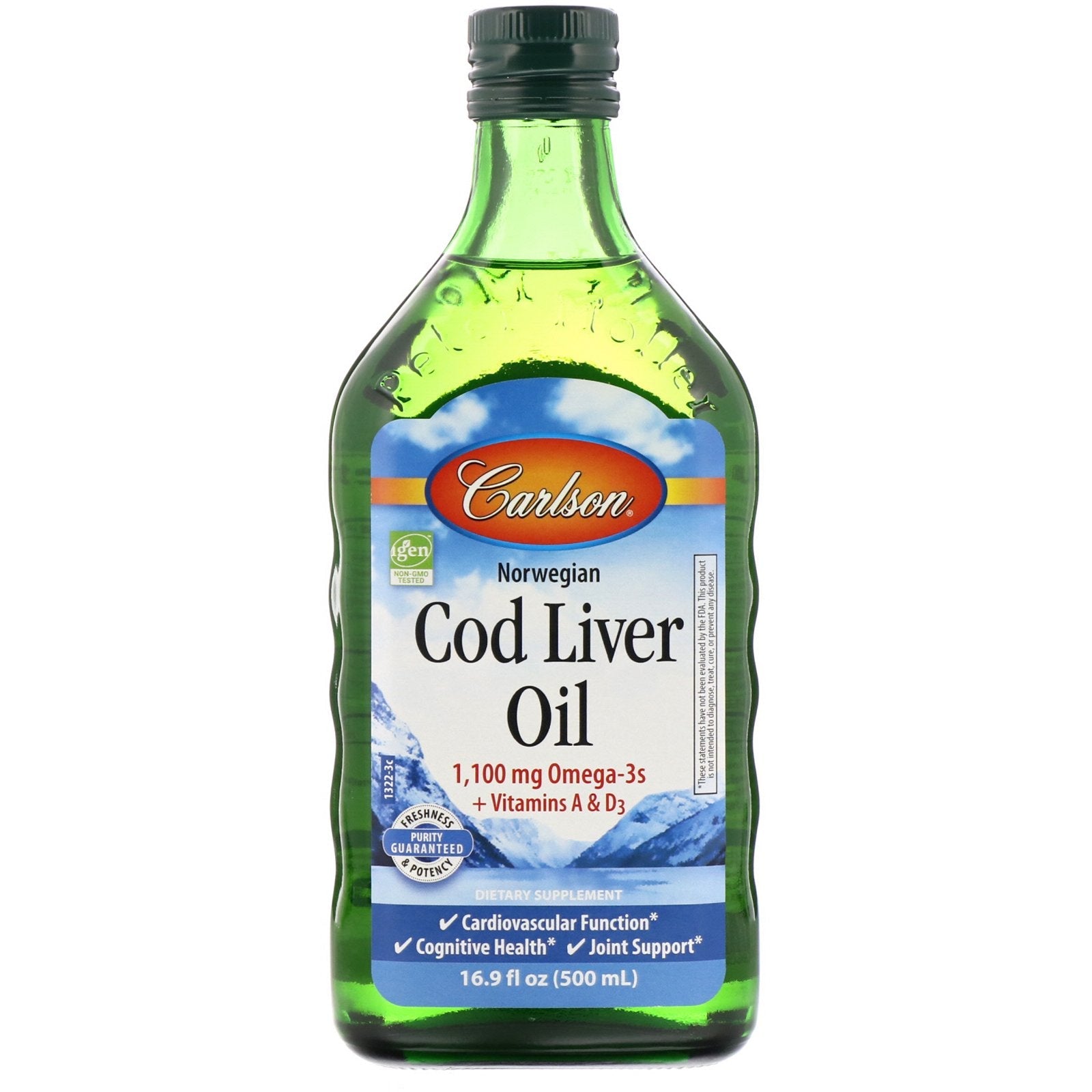 Carlson Labs, Norwegian Cod Liver Oil, 16.9 fl oz (500 ml) - The Supplement Shop