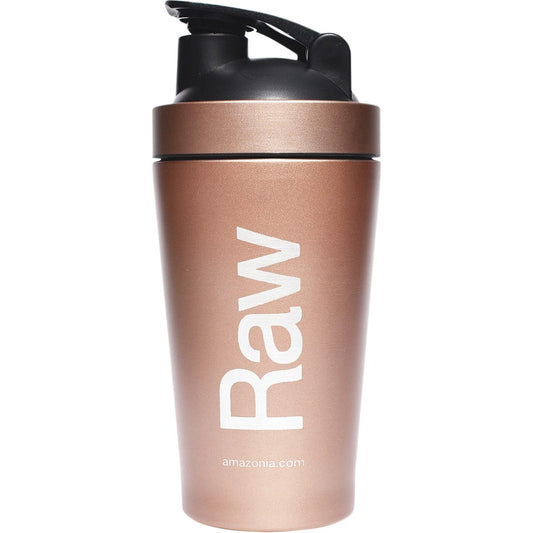 Amazonia Raw Stainless Steel Shaker Rose Gold 500ml