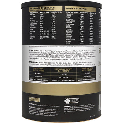 Amazonia RawFit Plant Protein Perform & Recover Creamy Vanilla 1.25kg