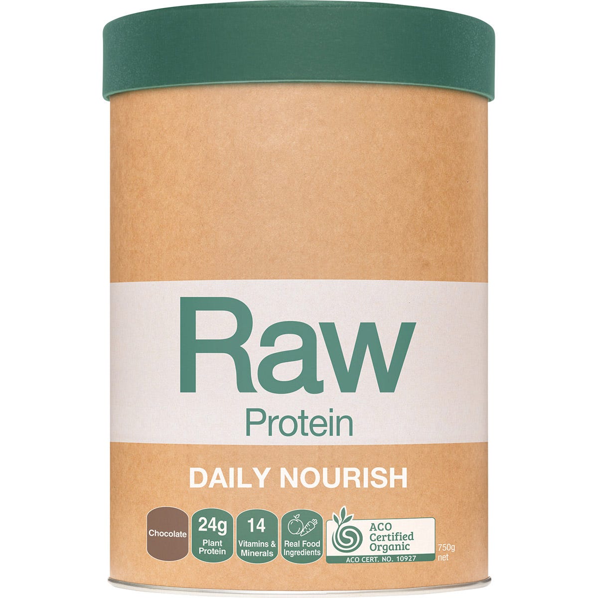 Amazonia Raw Protein Daily Nourish Chocolate 750g