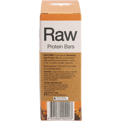 Amazonia Raw Protein Bar Peanut Butter Choc Melt 10x40g