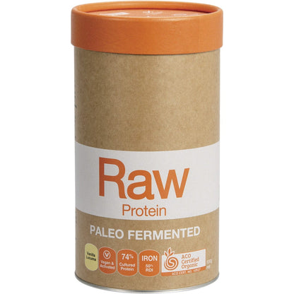 Amazonia Raw Protein Paleo Fermented Vanilla Lucuma 500g