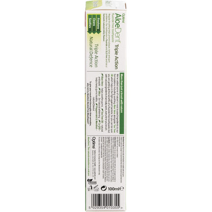 Aloe Dent Toothpaste Fluoride Free Triple Action 100ml