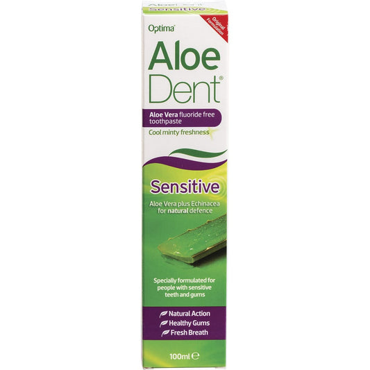 Aloe Dent Toothpaste Fluoride Free Sensitive 100ml