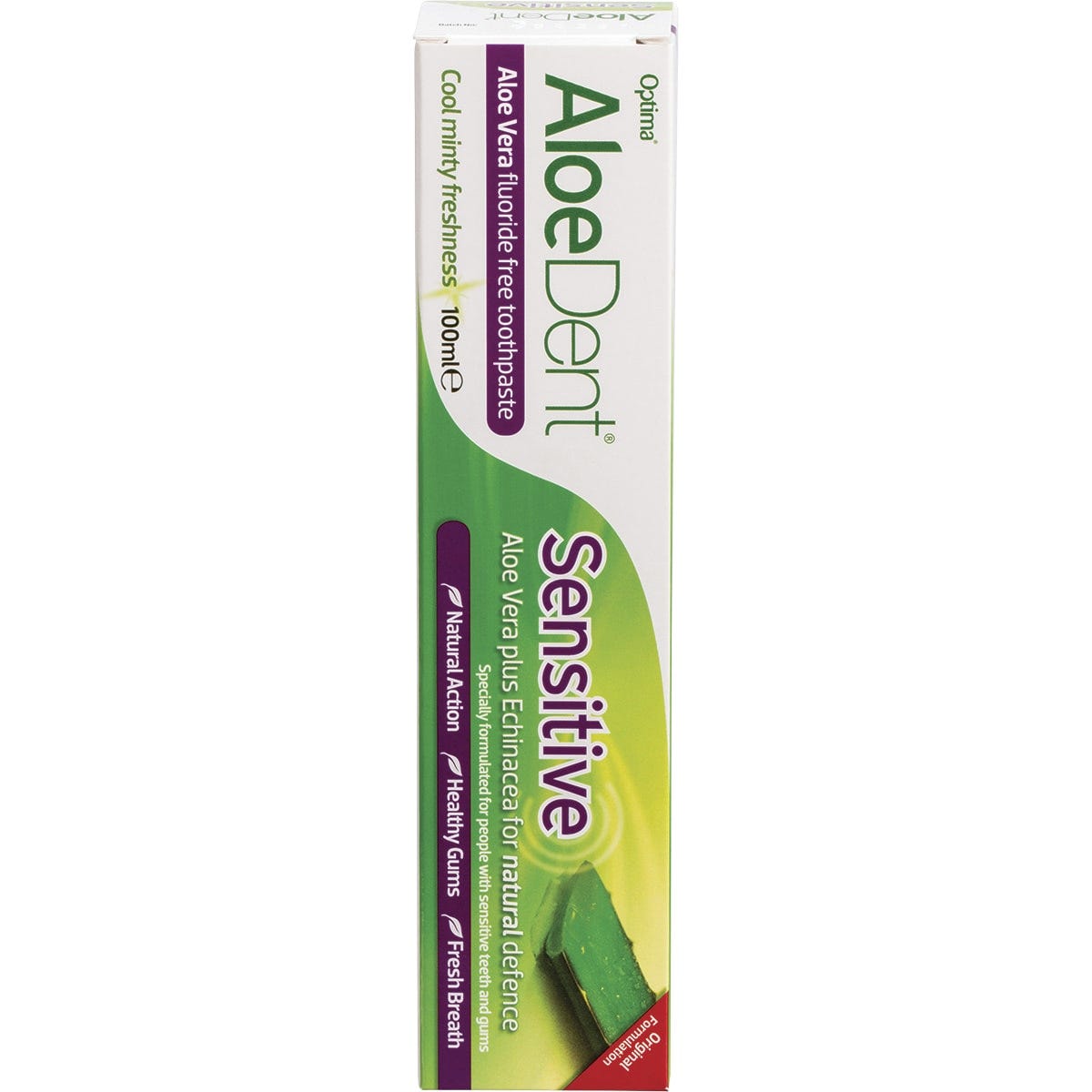 Aloe Dent Toothpaste Fluoride Free Sensitive 100ml