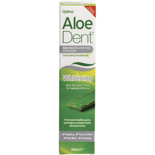 Aloe Dent Toothpaste Fluoride Free Whitening 100ml