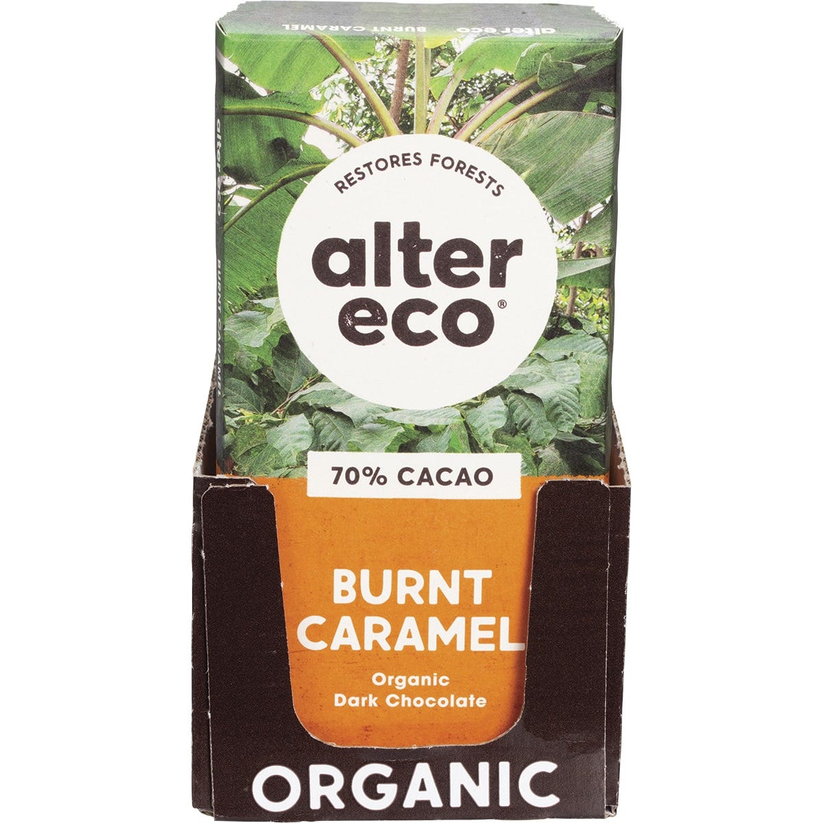 Alter Eco Chocolate Organic Dark Burnt Caramel 12x80g