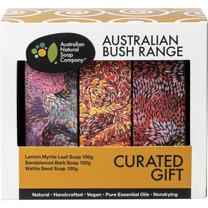 Australian Natural Soap Co Curated Gift Australian Bush Range 3pk