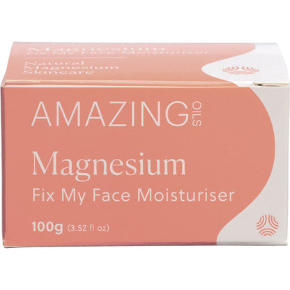 Amazing Oils Magnesium Moisturiser Fix My Face 100g