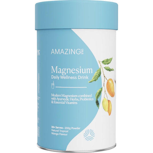 Amazing Oils Magnesium Wellness Drink Daily Tropical Mango 200g