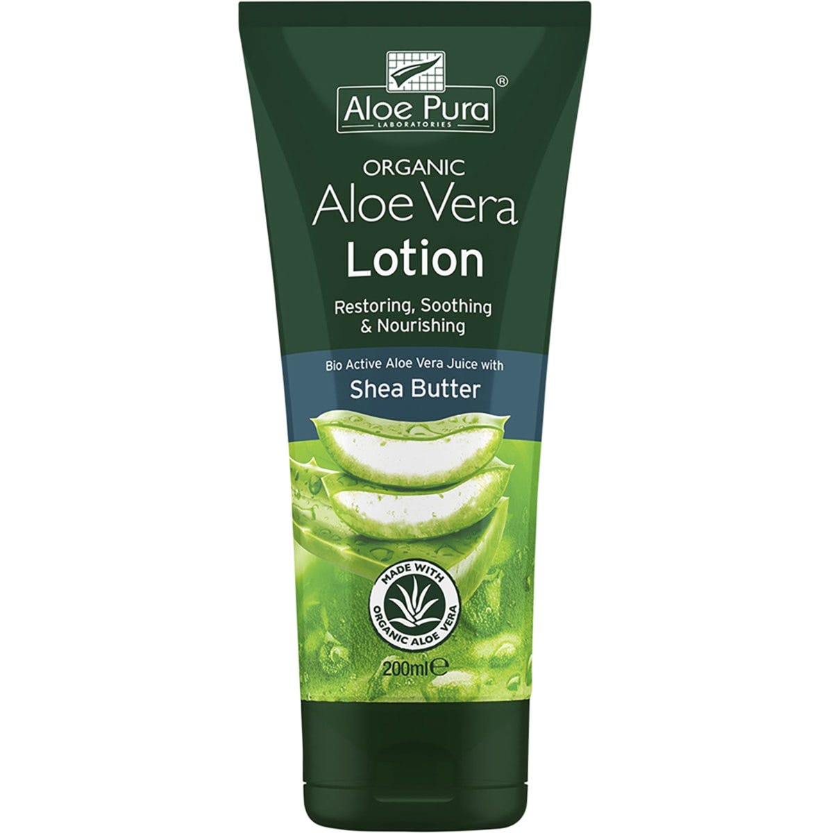 Aloe Pura Aloe Vera Lotion with Shea Butter 200ml