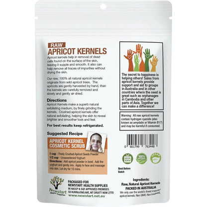 Apricare Apricot Kernels Raw 500g