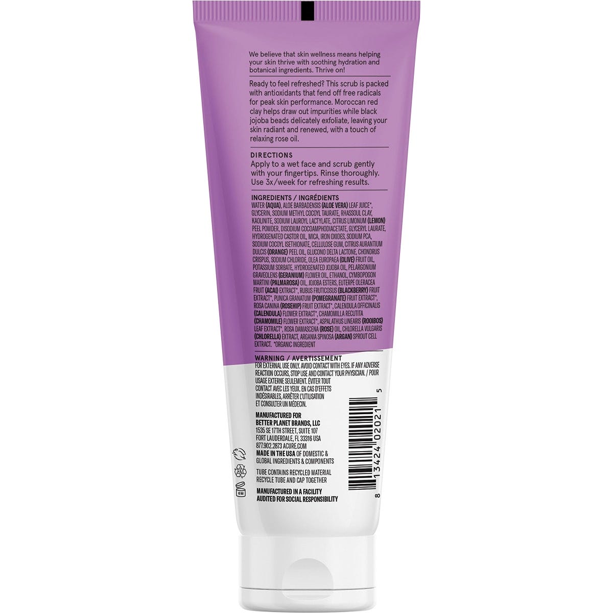 ACURE Radically Rejuvenating Facial Scrub 118ml