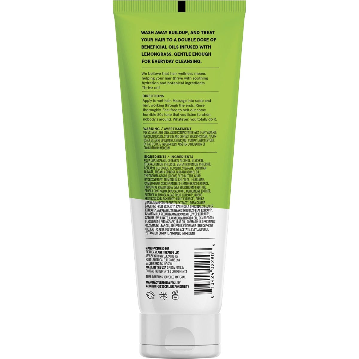 ACURE Curiously Clarifying Conditioner Lemongrass 236.5ml