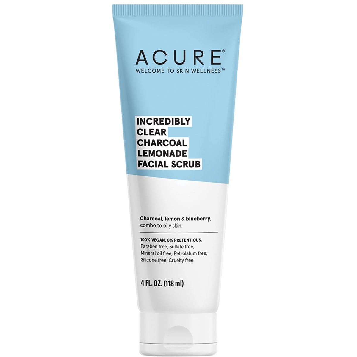 ACURE Incredibly Clear Charcoal Facial Scrub 118ml