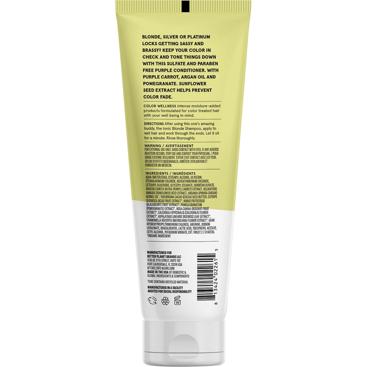 ACURE Ionic Blonde Colour Wellness Conditioner 236ml