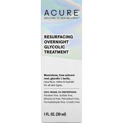 ACURE Resurfacing Overnight Glycolic Treatment 30ml