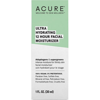 ACURE Ultra Hydrating 12 Hour Facial Moisturizer 30ml