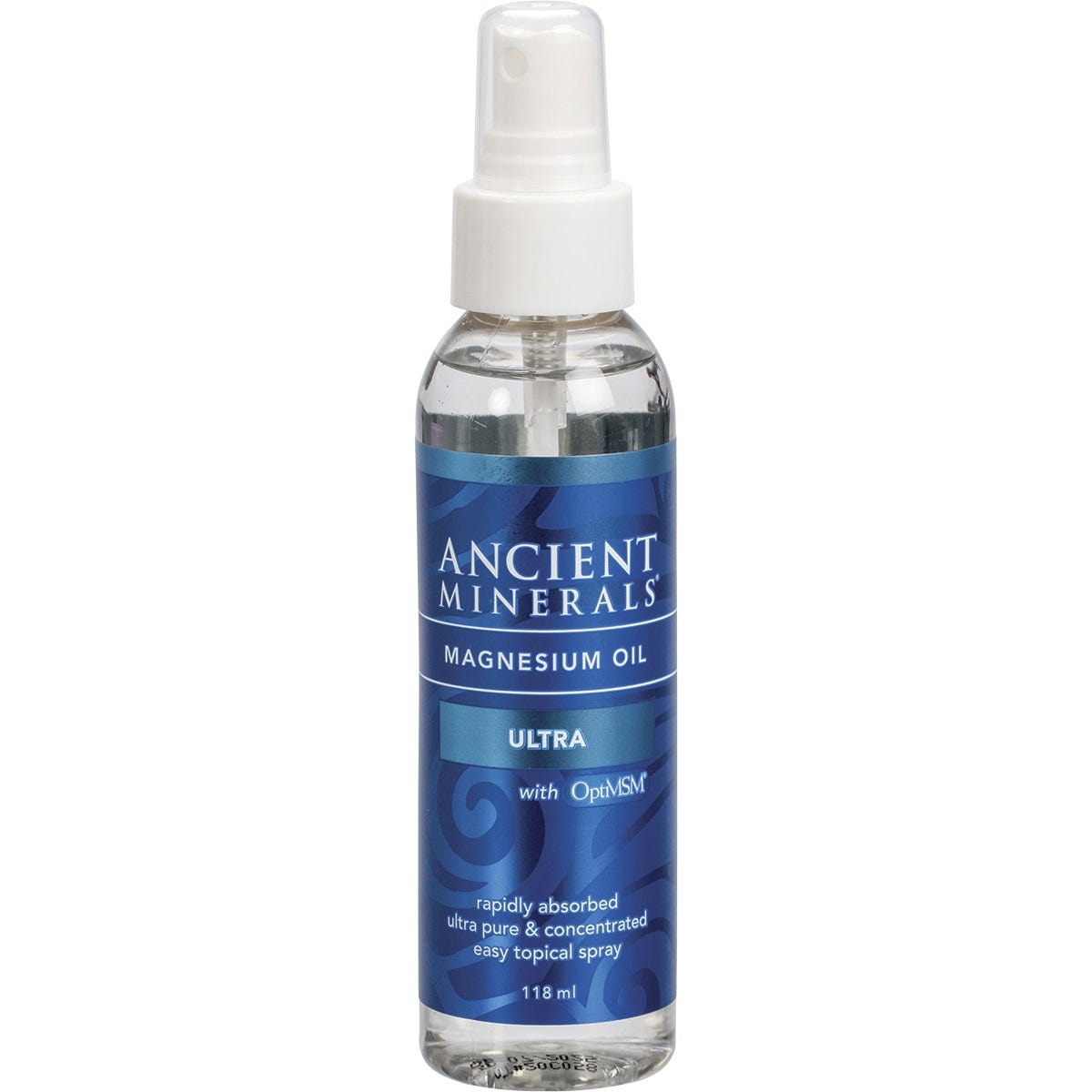 Ancient Minerals Magnesium Oil (50%) & MSM Ultra 118ml