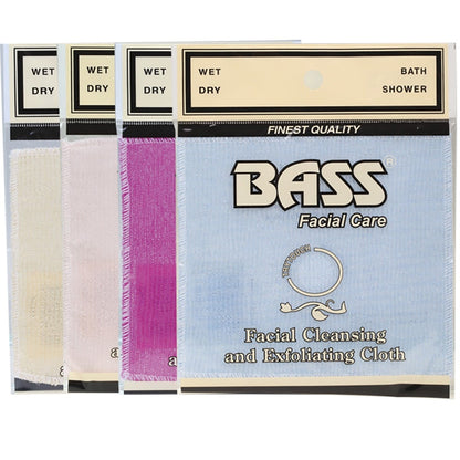 Bass Facial Care Exfoliating Facial Cloth (Colour may vary)