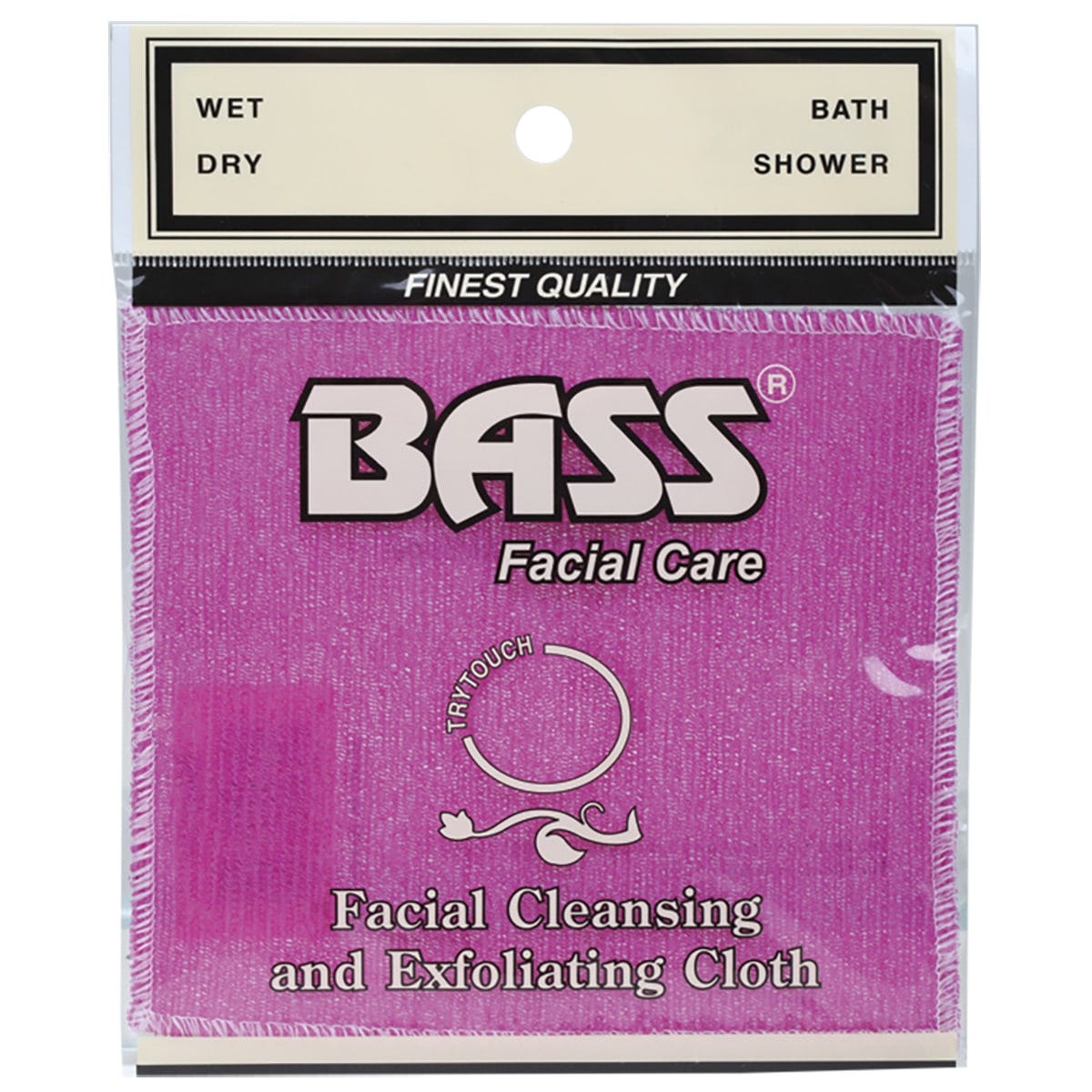 Bass Facial Care Exfoliating Facial Cloth (Colour may vary)