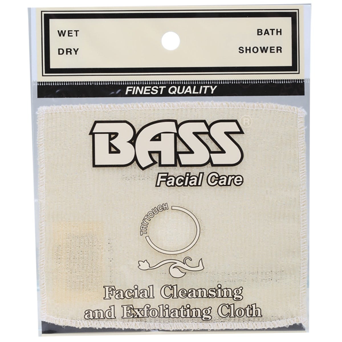 Bass Facial Care Exfoliating Facial Cloth (Colour may vary)