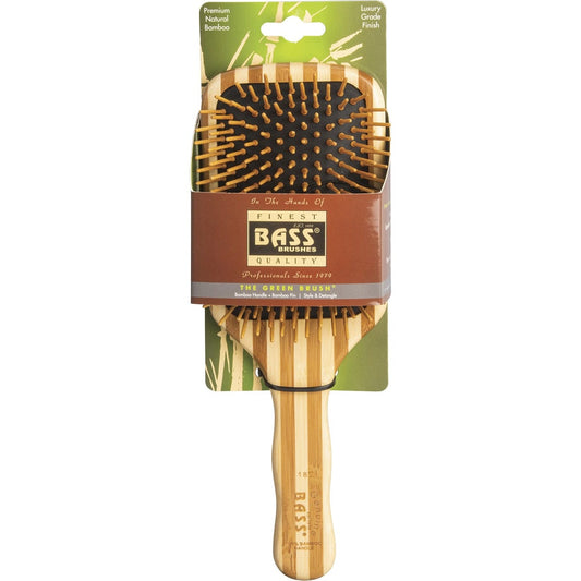 Bass Brushes Bamboo Hair Brush Large Square Paddle