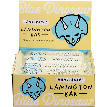 Blue Dinosaur Hand-Baked Bar Lamington 12x45g